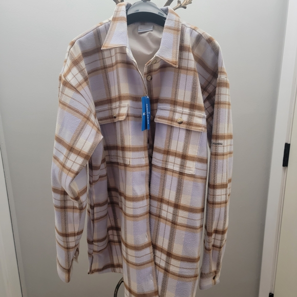 Columbia Sportswear Company Jackets & Blazers - COLUMBIA Women's Jacket in Cream and Brown